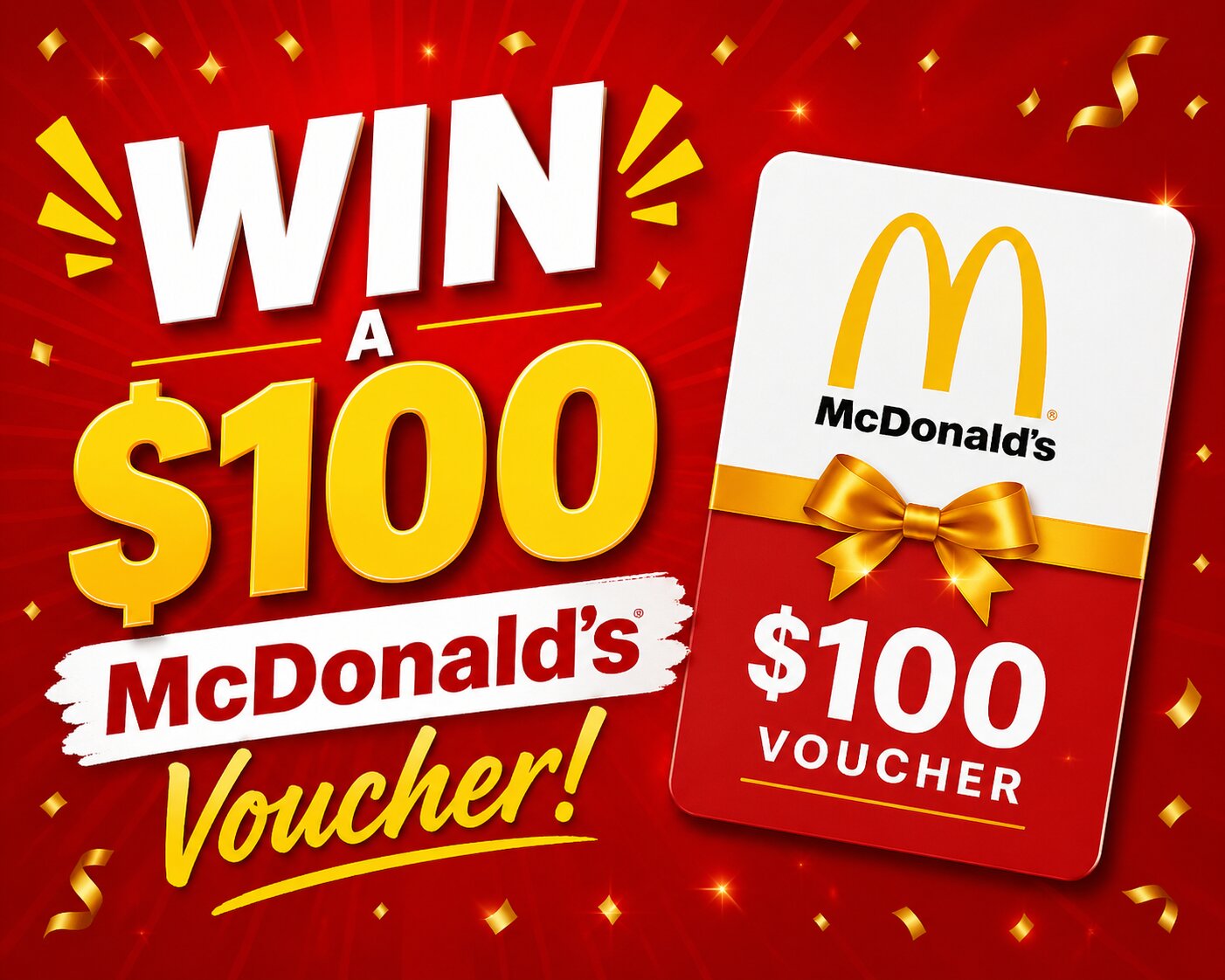$100 McDonald's Voucher