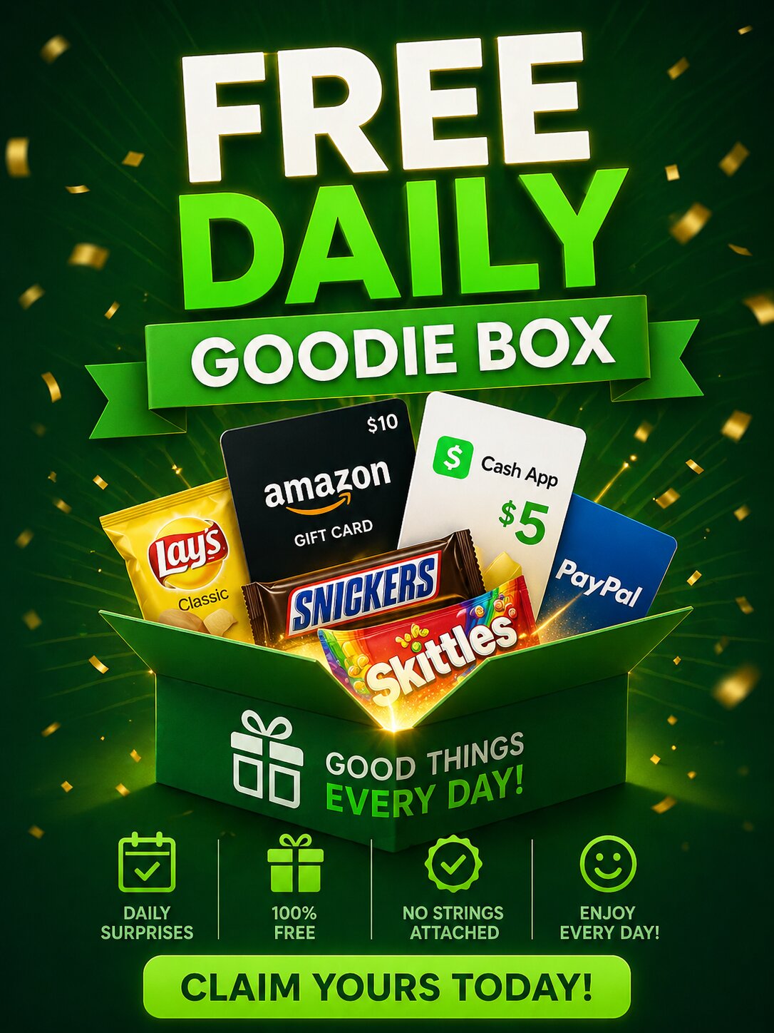 Free Daily Goodie Box