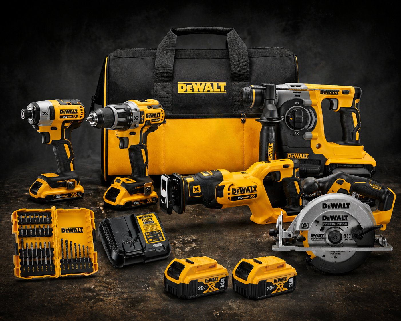Test and Keep a DeWalt Power Tool Set